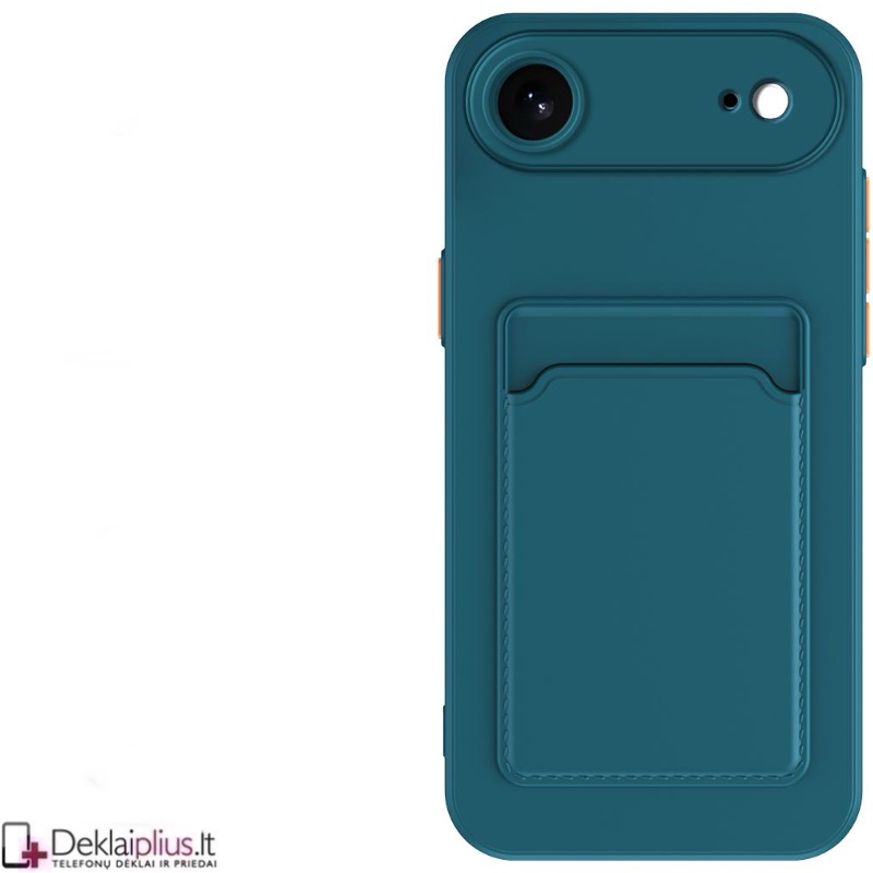 Guminis dėklas su kišenėle - žalias (Apple Iphone Air) Guminis dėklas su kišenėle - žalias (Apple Iphone Air)